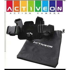 ACTIVEON Chest Strap for Action Cameras (example Go Pro) New Black Adjustable